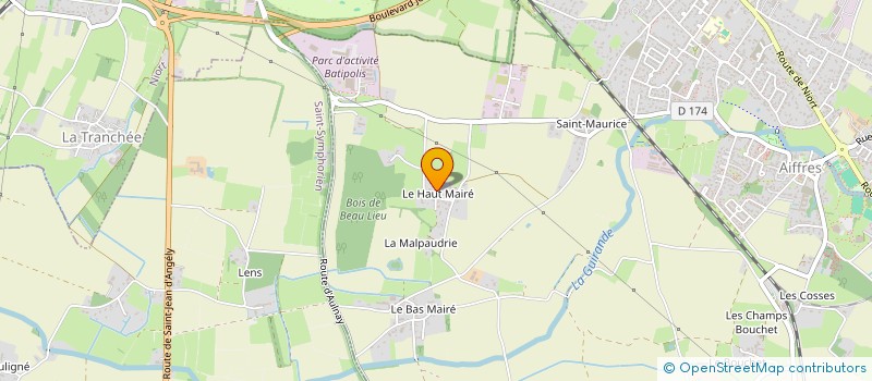 localisation de l'entreprise MADAME GWENAELE TISSERAND  AIFFRES