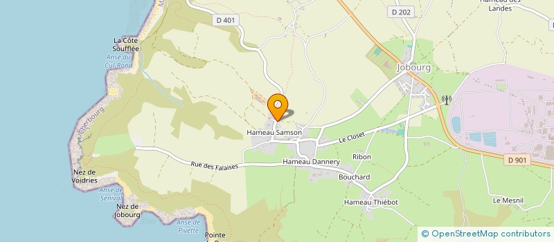 localisation de l'entreprise MADAME GWENAELLE ABGRALL  LA HAGUE