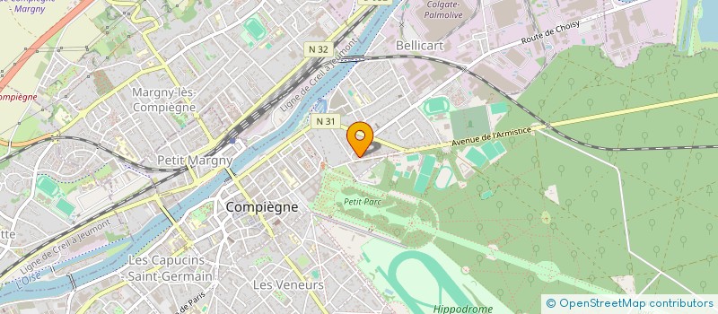 localisation de l'entreprise MADAME GWENAELLE ABOLIVIER-DELAUNAY à COMPIEGNE