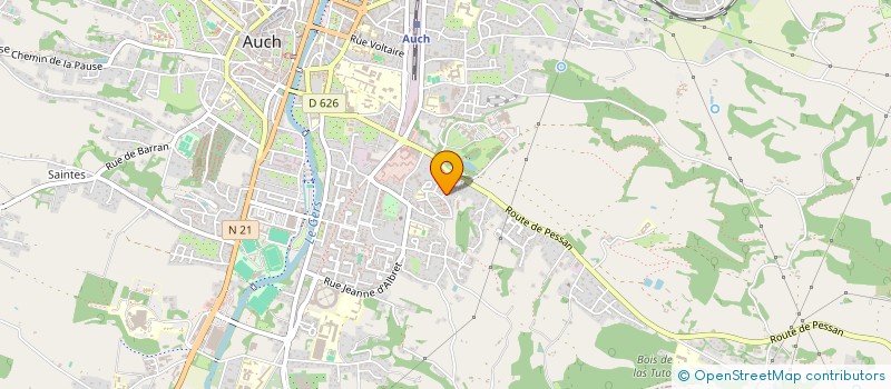 localisation de l'entreprise MADAME GWENAELLE ADNET  AUCH