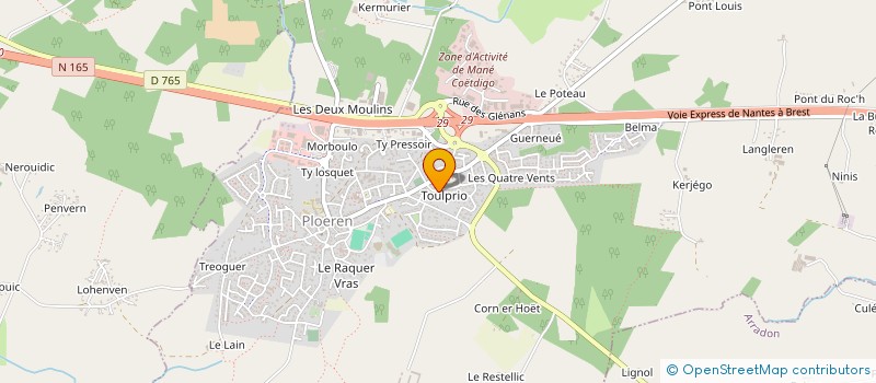 localisation de l'entreprise MADAME GWENAELLE ALLAIN à PLOEREN