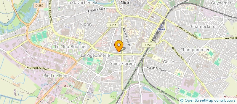 localisation de l'entreprise MADAME GWENAELLE AMELIN  NIORT