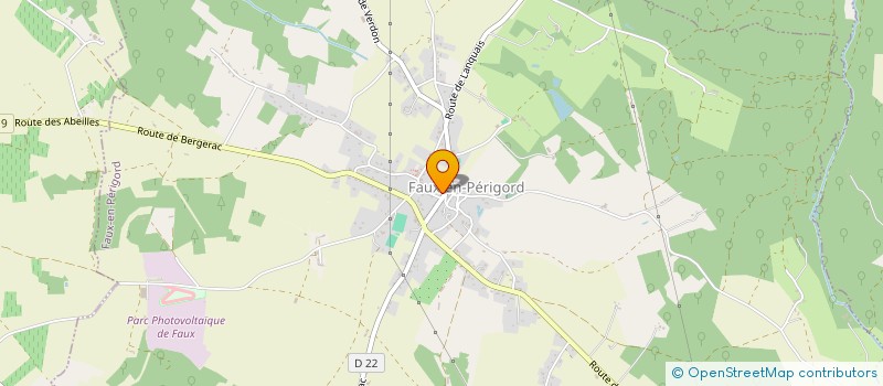 localisation de l'entreprise MADAME GWENAELLE ARNAL  FAUX