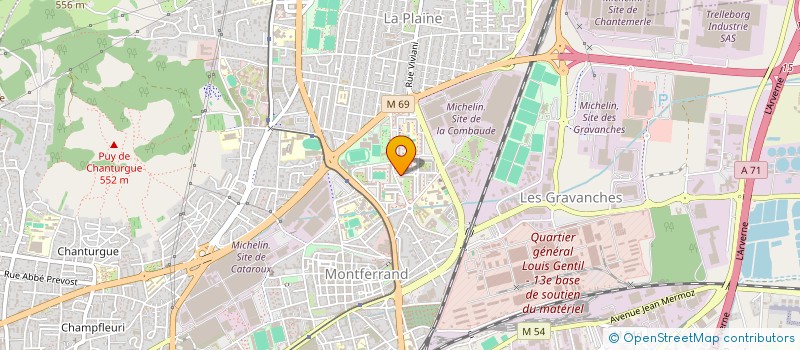 localisation de l'entreprise MADAME GWENAELLE ARVEUF  CLERMONT-FERRAND