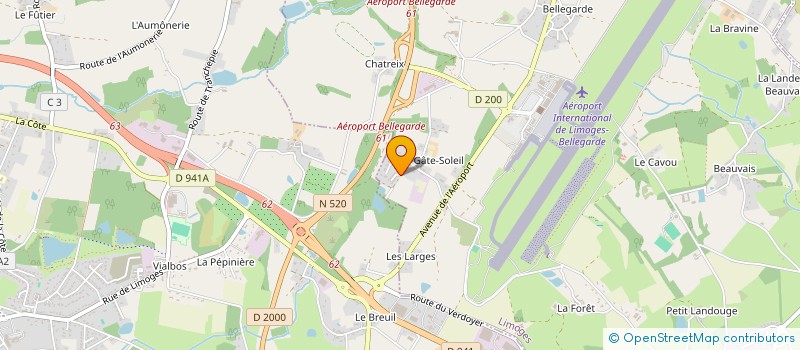 localisation de l'entreprise MADAME GWENAELLE AUFFRET à LIMOGES