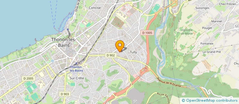 localisation de l'entreprise MADAME GWENAELLE AZOR à THONON-LES-BAINS