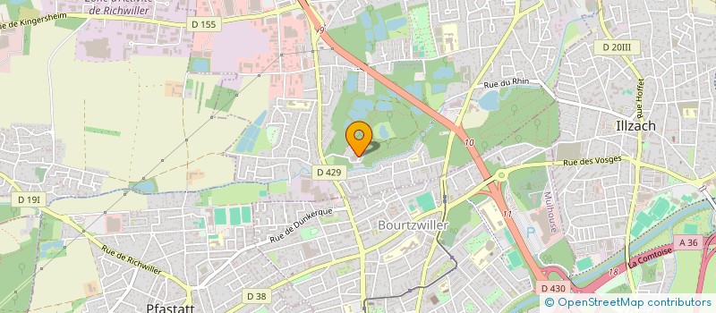 localisation de l'entreprise MADAME GWENAELLE BADER  KINGERSHEIM