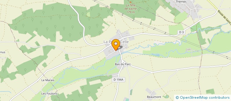 localisation de l'entreprise MADAME GWENAELLE BAILLAT à LA CELLE-SAINT-CYR