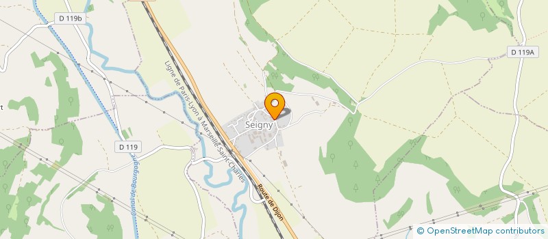 localisation de l'entreprise MADAME GWENAELLE BARRABES  SEIGNY