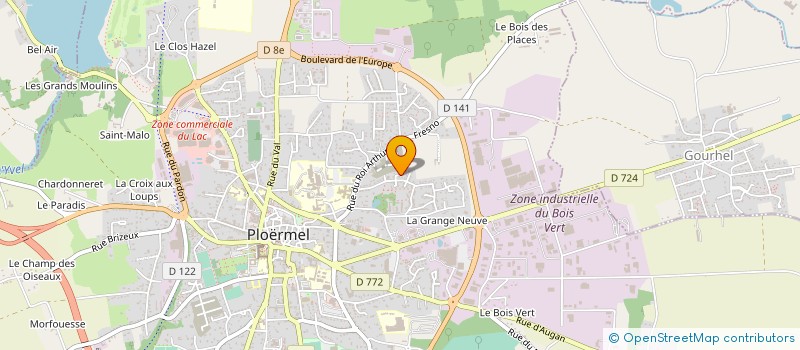 localisation de l'entreprise MADAME GWENAELLE BATAILLE  PLOERMEL