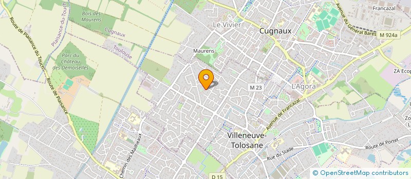 localisation de l'entreprise MADAME GWENAELLE BAUDET à VILLENEUVE-TOLOSANE