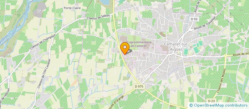 localisation de l'entreprise MADAME GWENAELLE BAZIN  CAMARET-SUR-AIGUES