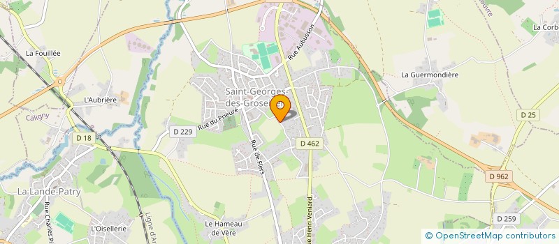 localisation de l'entreprise MADAME GWENAELLE BAZIN à SAINT-GEORGES-DES-GROSEILLERS