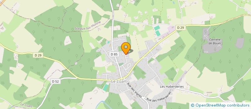 localisation de l'entreprise MADAME GWENAELLE BEDELL  LE LUART