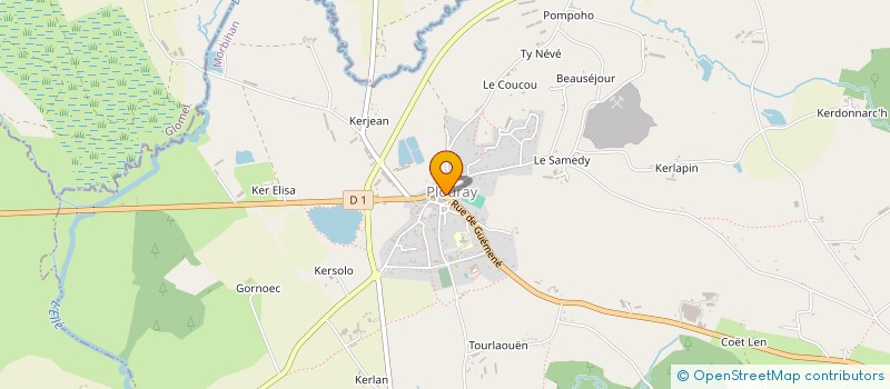 localisation de l'entreprise MADAME GWENAELLE BEHEREC  PLOURAY