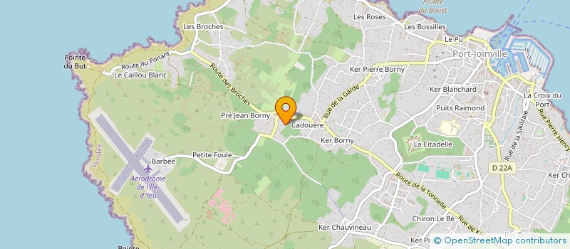 localisation de l'entreprise MADAME GWENAELLE BELLIER à L'ILE-D'YEU