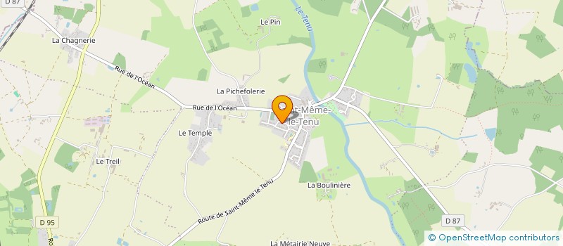 localisation de l'entreprise MADAME GWENAELLE BENOIT  MACHECOUL-SAINT-MEME