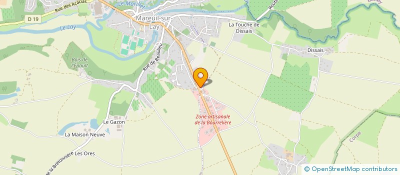 localisation de l'entreprise MADAME GWENAELLE BERNARD à MAREUIL-SUR-LAY-DISSAIS