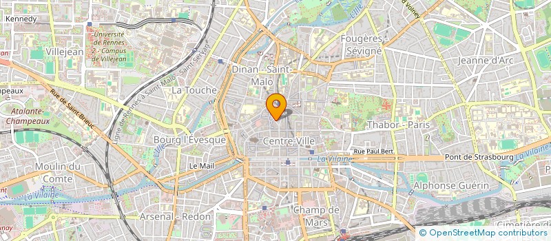 localisation de l'entreprise MADAME GWENAELLE BERNARD  RENNES