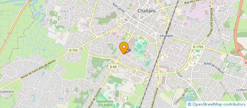 localisation de l'entreprise MADAME GWENAELLE BOUCARD à CHALLANS