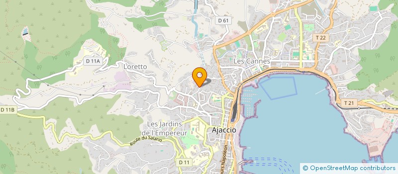 localisation de l'entreprise MADAME GWENAELLE BOUGET à AJACCIO