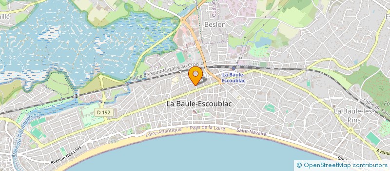 localisation de l'entreprise MADAME GWENAELLE BOUILLAULT  LA BAULE-ESCOUBLAC