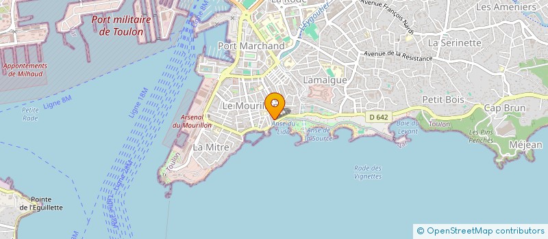 localisation de l'entreprise MADAME GWENAELLE BOUKHALFI  TOULON