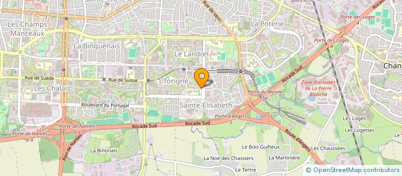 localisation de l'entreprise MADAME GWENAELLE BOURDEAU  RENNES