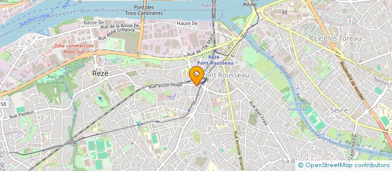 localisation de l'entreprise MADAME GWENAELLE BRETAGNE  REZE