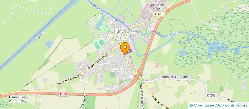 localisation de l'entreprise MADAME GWENAELLE BRISSET-DESHAYES  ISIGNY-SUR-MER