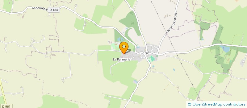 localisation de l'entreprise MADAME GWENAELLE BURON  ERDRE-EN-ANJOU