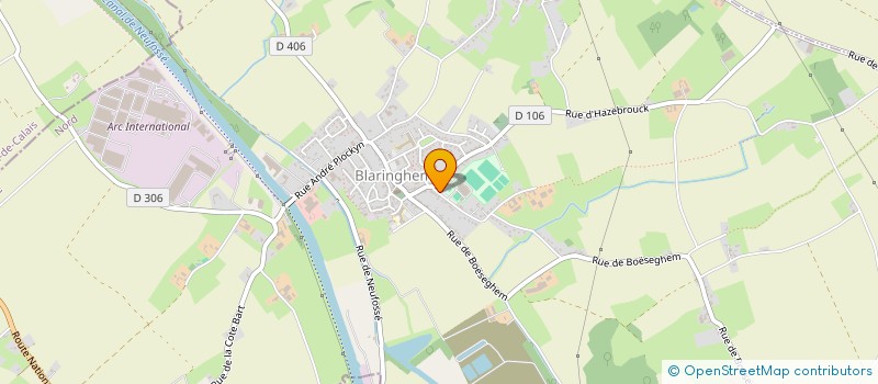 localisation de l'entreprise MADAME GWENAELLE BUTSTRAEN  BLARINGHEM