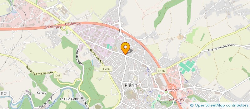 localisation de l'entreprise MADAME GWENAELLE CADIEUX  PLERIN