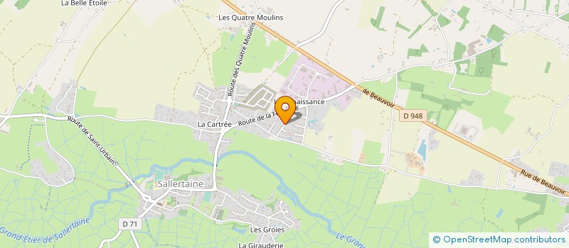 localisation de l'entreprise MADAME GWENAELLE CAPITAINE à SALLERTAINE