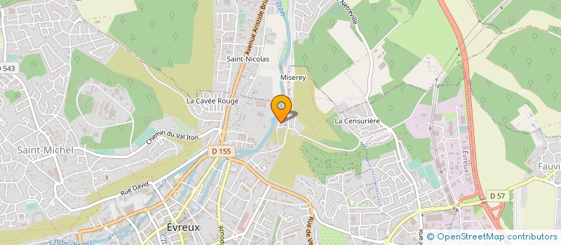 localisation de l'entreprise MADAME GWENAELLE CARO à EVREUX