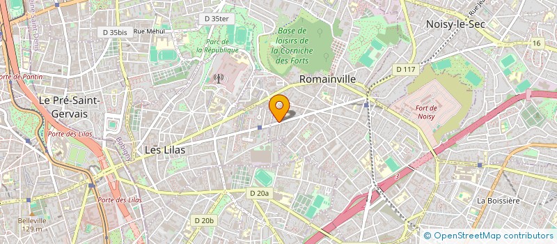 localisation de l'entreprise MADAME GWENAELLE CARRE  ROMAINVILLE