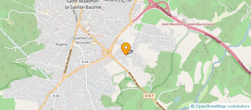 localisation de l'entreprise MADAME GWENAELLE CASTRO à SAINT-MAXIMIN-LA-SAINTE-BAUME
