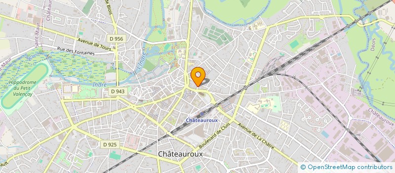 localisation de l'entreprise MADAME GWENAELLE CHAMPIGNEUX à CHATEAUROUX