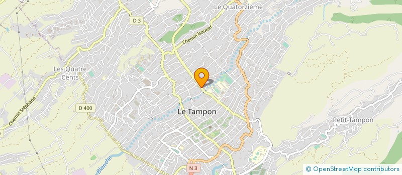 localisation de l'entreprise MADAME GWENAELLE CHARLIER à LE TAMPON