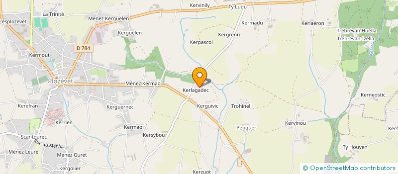 localisation de l'entreprise MADAME GWENAELLE CHAUFAUX  PLOZEVET