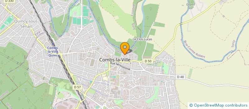 localisation de l'entreprise MADAME GWENAELLE COGNARD  COMBS-LA-VILLE