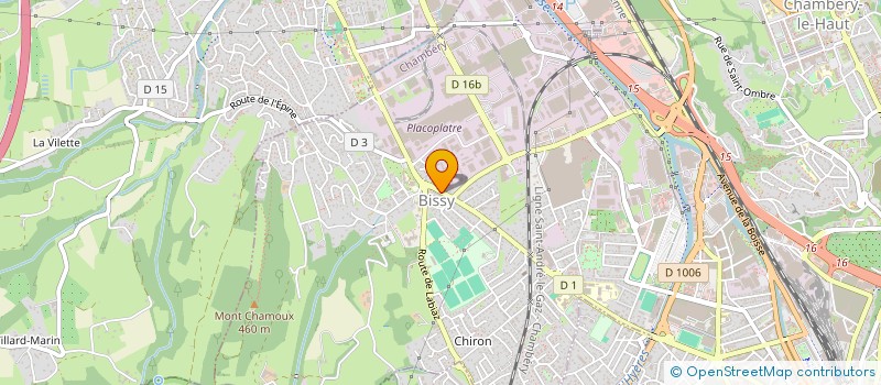 localisation de l'entreprise MADAME GWENAELLE COURATIN  CHAMBERY