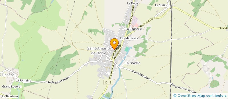 localisation de l'entreprise MADAME GWENAELLE COUVRET à VERVANT