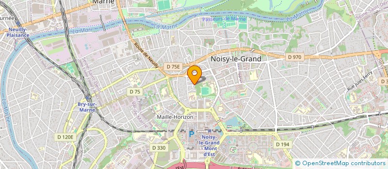 localisation de l'entreprise MADAME GWENAELLE CUEFF à NOISY-LE-GRAND