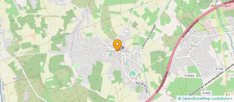 localisation de l'entreprise MADAME GWENAELLE DAMHET  AIGUES-VIVES