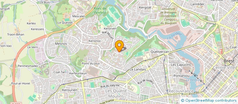 localisation de l'entreprise MADAME GWENAELLE DANOT à BREST