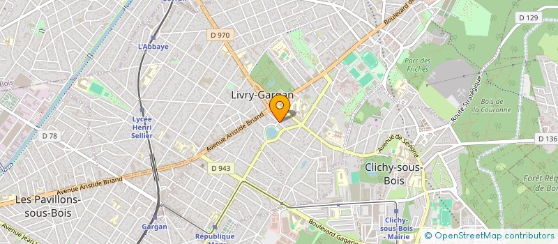 localisation de l'entreprise MADAME GWENAELLE DAVID  LIVRY-GARGAN