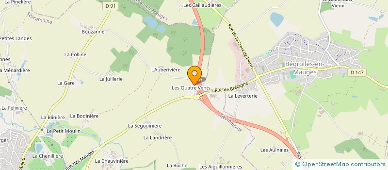 localisation de l'entreprise MADAME GWENAELLE DEFAY à SEVREMOINE