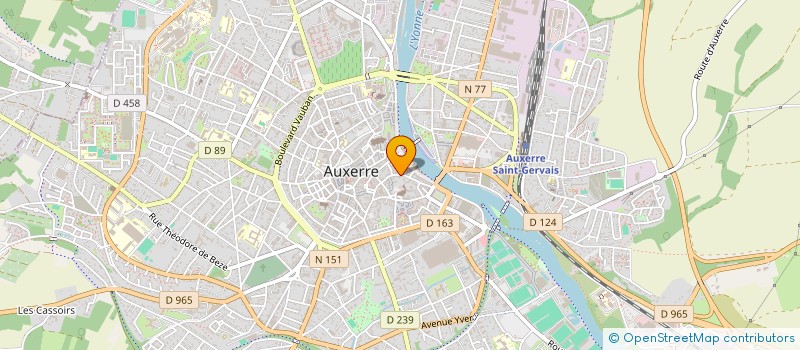 localisation de l'entreprise MADAME GWENAELLE DENIS à AUXERRE