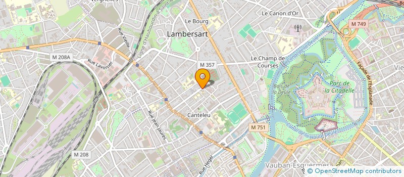 localisation de l'entreprise MADAME GWENAELLE DENNIS  LAMBERSART